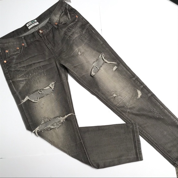 One x One Teaspoon Awesome Baggies - Grey - Picture 2 of 8